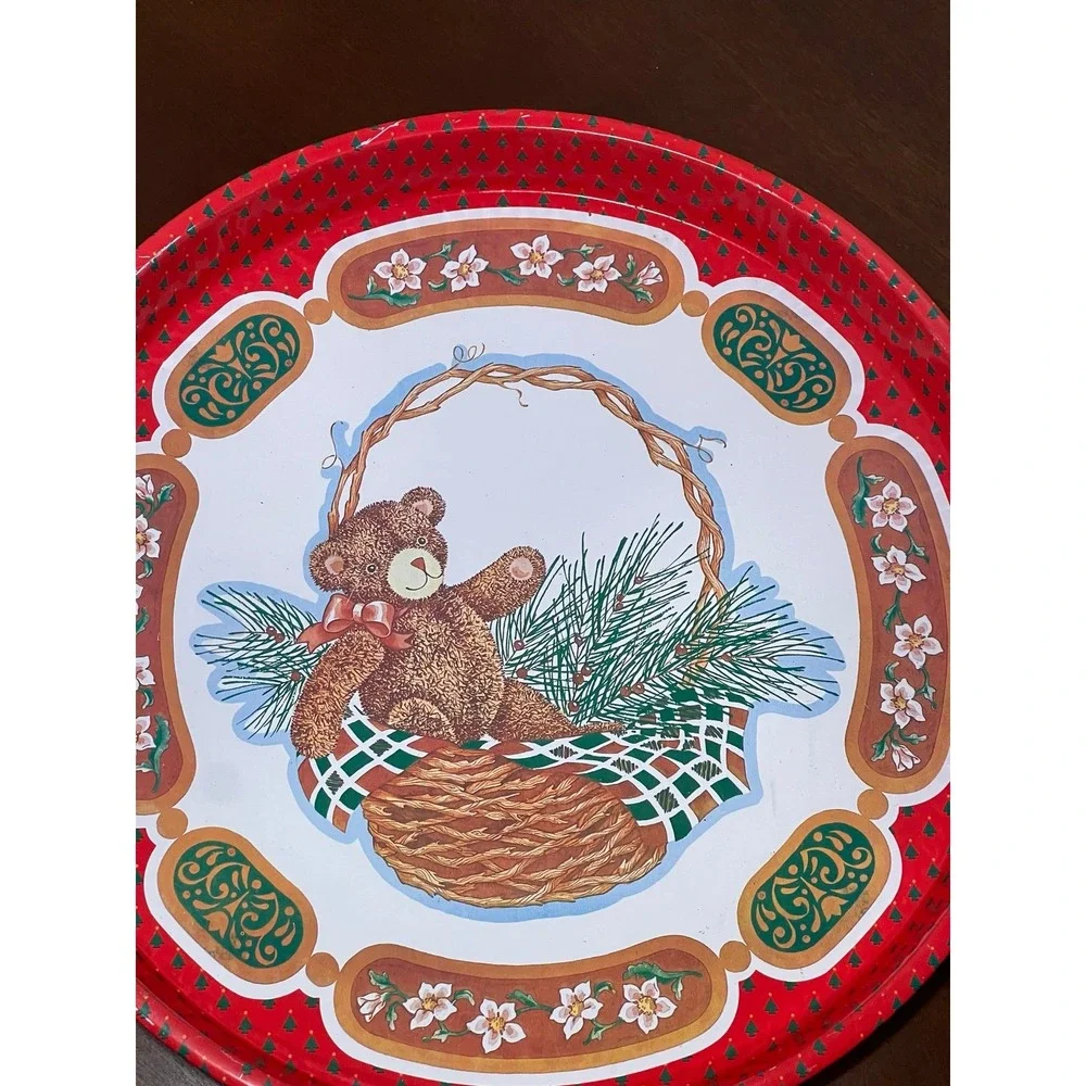 Teddy bear Xmas‎ tray